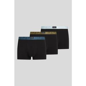 Set de boxeri cu logo - 3 perechi - Negru imagine