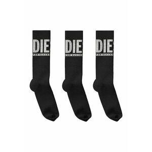 Set de sosete lungi cu logo - 3 perechi - Negru/Gri deschis imagine