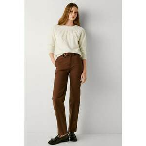Pantaloni regular fit - Maro scortisoara imagine