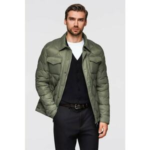 Jacheta matlasata cu buuznare pe piept - Verde feriga imagine