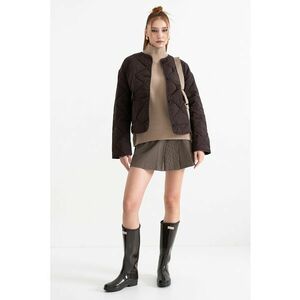 Jacheta matlasata cu buzunare - Maro inchis imagine