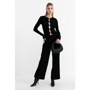 Bluza uni cu decupaje - Negru imagine