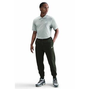 Pantaloni de trening cu logo si snur de ajustare - Verde inchis imagine