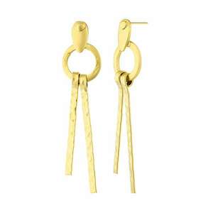 Cercei drop - Auriu imagine