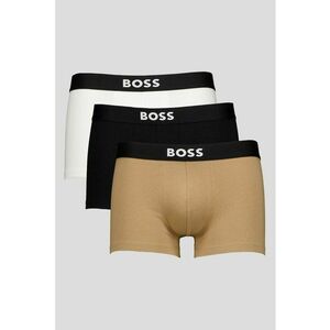 Set de boxeri ONE - 3 perechi - Alb/Negru/Maro taupe imagine