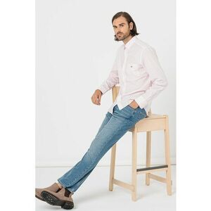 Camasa din bumbac Gingham - Alb/Roz deschis imagine