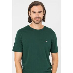 Tricou din bumbac Shield - Verde inchis imagine