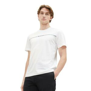 Tricou din amestec de bumbac organic - Alb imagine