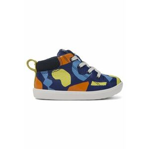 Pantofi sport mid-high de piele Twins 8685 - Albastru inchis imagine