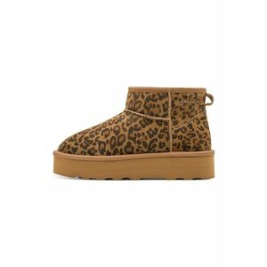 Ghete slip-on de piele intoarsa - Maro imagine