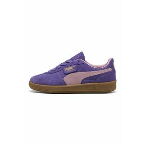 Pantofi sport Palermo de piele intoarsa si piele - Violet imagine