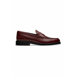 Pantofi loafer din piele Craft James - Rosu inchis imagine