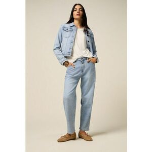Blugi relaxed fit - Albastru deschis imagine
