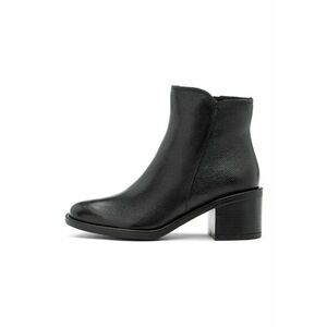 Botine de piele Debra - Negru imagine