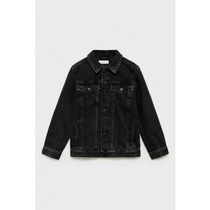 Jacheta din denim cu buzunare multiple - Negru imagine