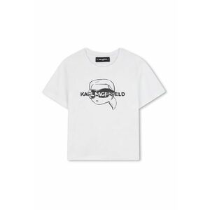 Tricou din bumbac cu imprimeu logo - Negru/Alb murdar imagine
