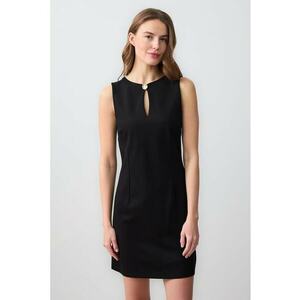 Rochie dreapta scurta - Negru imagine