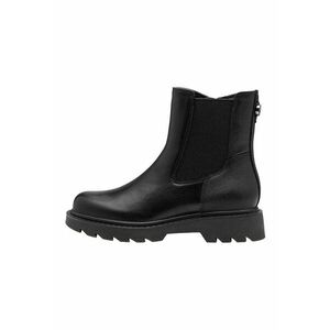 Ghete Chelsea de piele - Negru imagine