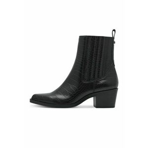 Botine din piele ecologica - Negru imagine