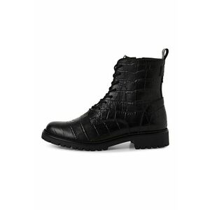 Bocanci din piele - Negru imagine