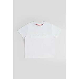 Tricou cu imprimeu logo - Alb imagine