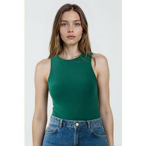 Top slim fit - Verde aquamarin imagine