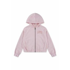 Hanorac cu fermoar Collegiate - Roz deschis imagine