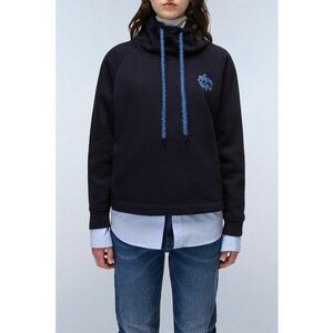 Bluza de trening din amestec de bumbac cu logo - Albastru ultramarin/Albastru imagine