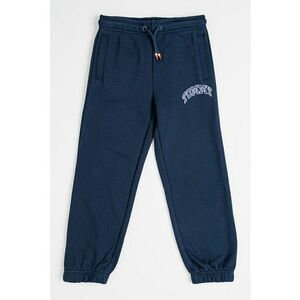 Pantaloni de trening cu imprimeu logo - Bleumarin imagine