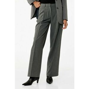 Pantaloni drepti eleganti - Gri inchis imagine