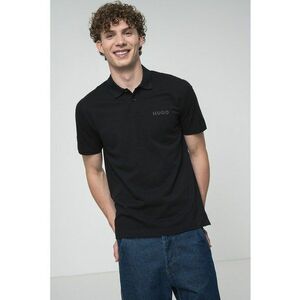 Tricou polo din bumbac - Negru imagine
