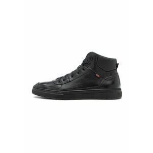 Pantofi sport inalti de piele - Negru imagine