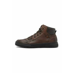 Pantofi sport inalti de piele - Maro imagine