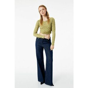 Bluza crop slim fit - Verde pal imagine
