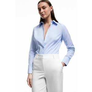 Camasa regular fit cu dungi - Alb/Albastru deschis imagine