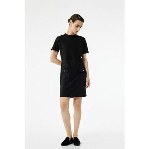 Rochie scurta dreapta - Negru imagine
