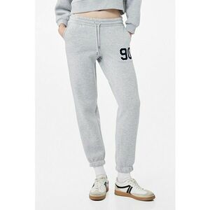 Pantaloni de trening cu doua buzunare - Gri deschis melange imagine