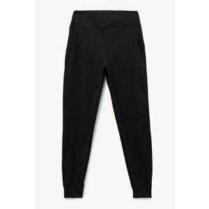 Pantaloni conici cu striatii - Negru imagine
