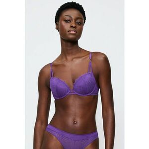 Sutien cu burete si bretele ajustabile - Violet imagine