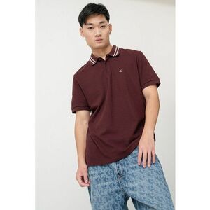 Tricou polo din bumbac - Violet pruna imagine