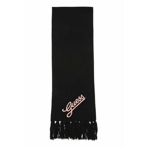 Fular cu logo brodat - Negru/Roz imagine