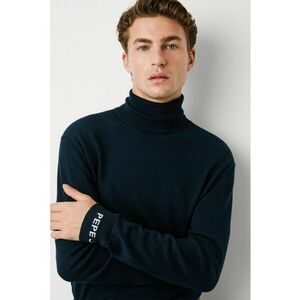 Pulover slim fit - Albastru ultramarin imagine