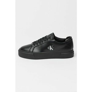 Pantofi sport din piele cu logo - Negru/Alb optic imagine