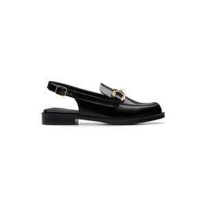 Pantofi loafer de piele - Negru imagine