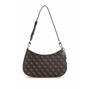 Geanta de umar cu model monograma - Negru/Caramel imagine