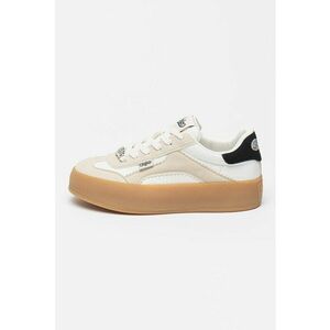 Pantofi sport low-cut din material textil Cajo - Alb optic/Bej deschis imagine