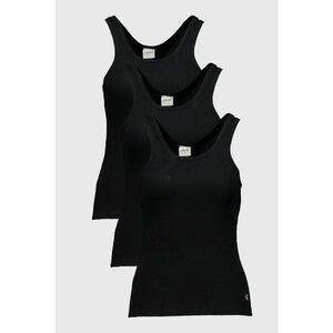 Set de top-uri din amestec de bumbac - 3 Piese - Negru imagine