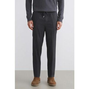 Pantaloni cu talie ajustabila - Gri antracit imagine