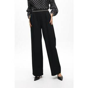 Pantaloni cu croiala ampla - Negru imagine