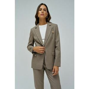 Sacou regular fit - Maro taupe imagine